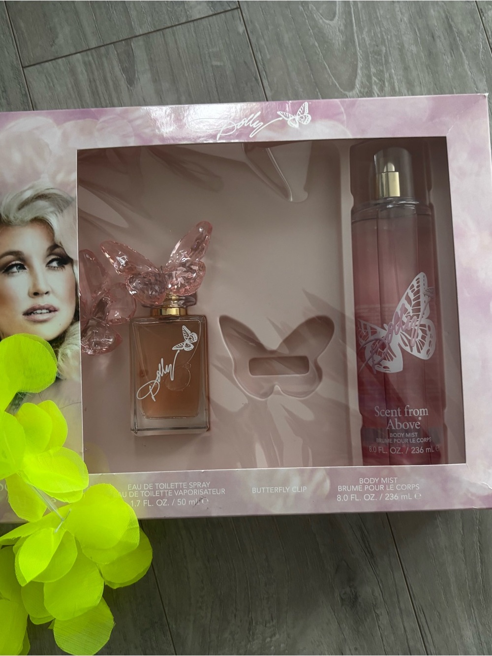 Dolly Scent From Above Butterfly Clip Eau De Toilette Spray and Body Mist Set